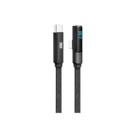 สายชาร์จเกมมิ่ง ZTEC รุ่น ZL531 USB-C to Lightning 27W ยาว 1.2 เมตร สีดำ (รองรับชาร์จเร็ว PD / QC)_0